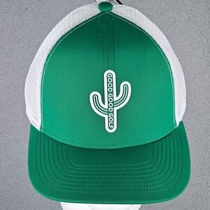 Good Good Golf Drain It Trucker Cap NWT Hat Adjustable Green Mesh Breathable